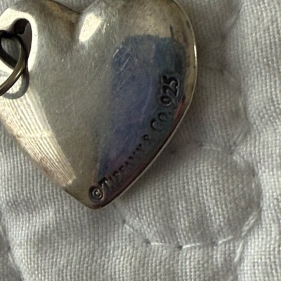 tiffany double heart pendant - Picture 3 of 5